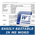 easily editable in ms word
