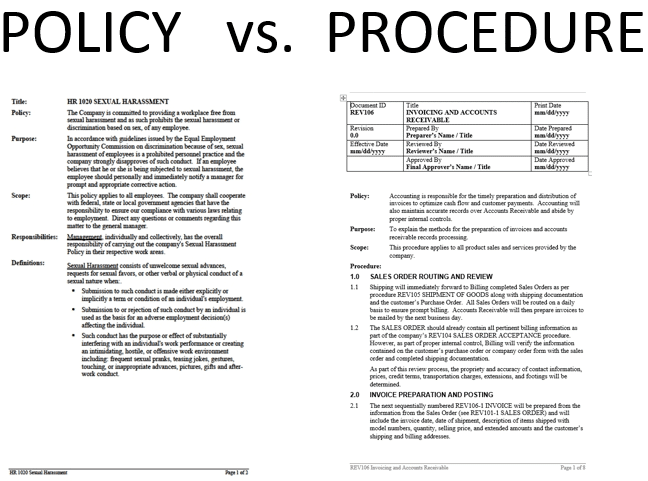 Why Companies Should Enforce Written Policies