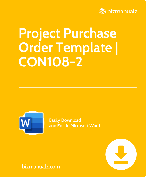 purchase order template microsoft word
