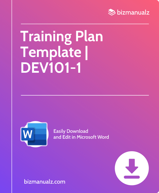 training-plan-template